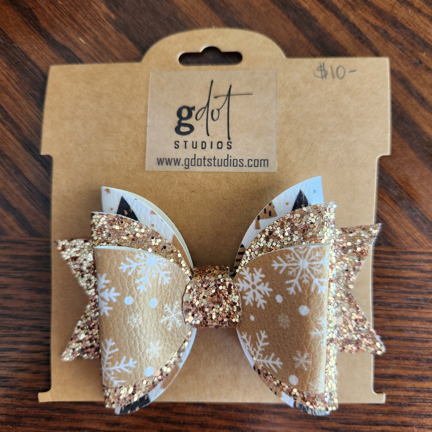 Christmas Hair Bow Christmas Large