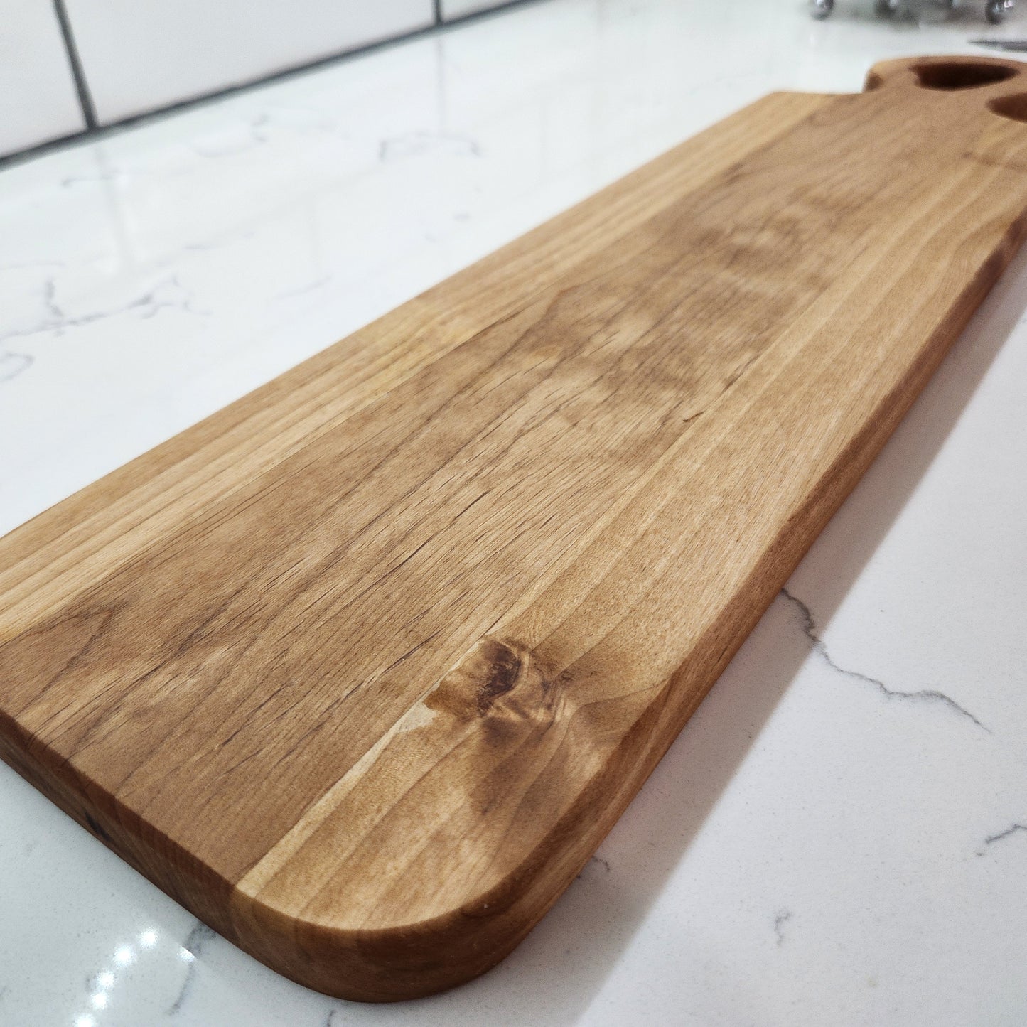 Wood Bread Board with Handle