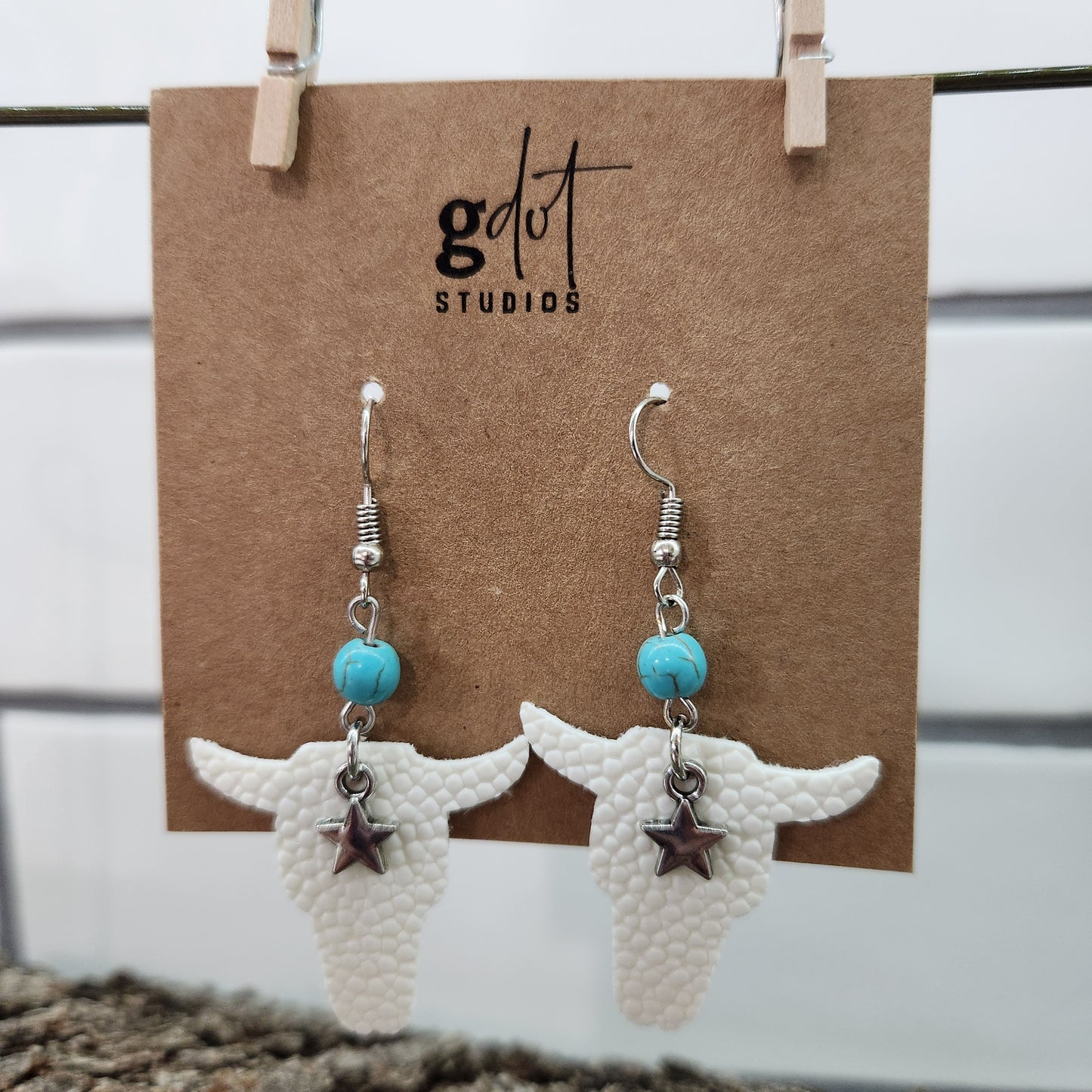 Western Longhorn Earrings