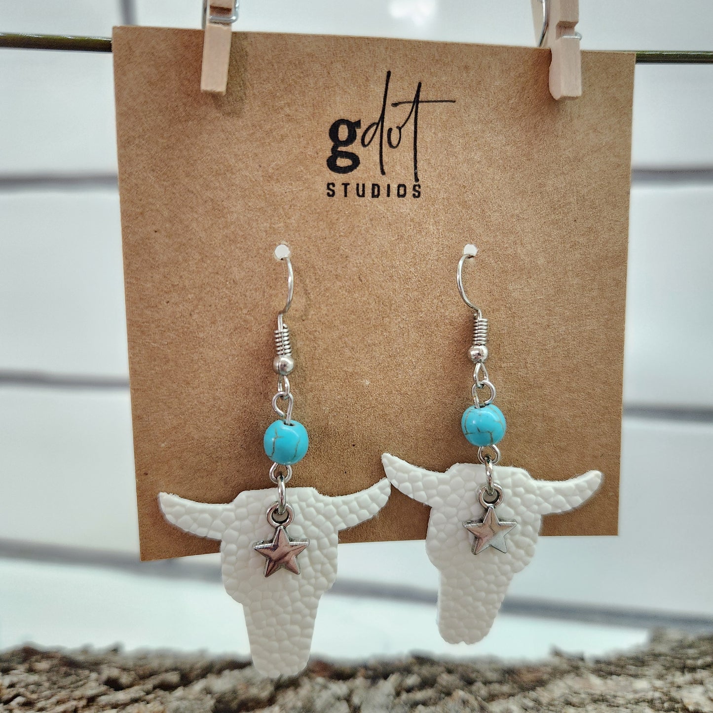 Western Longhorn Earrings