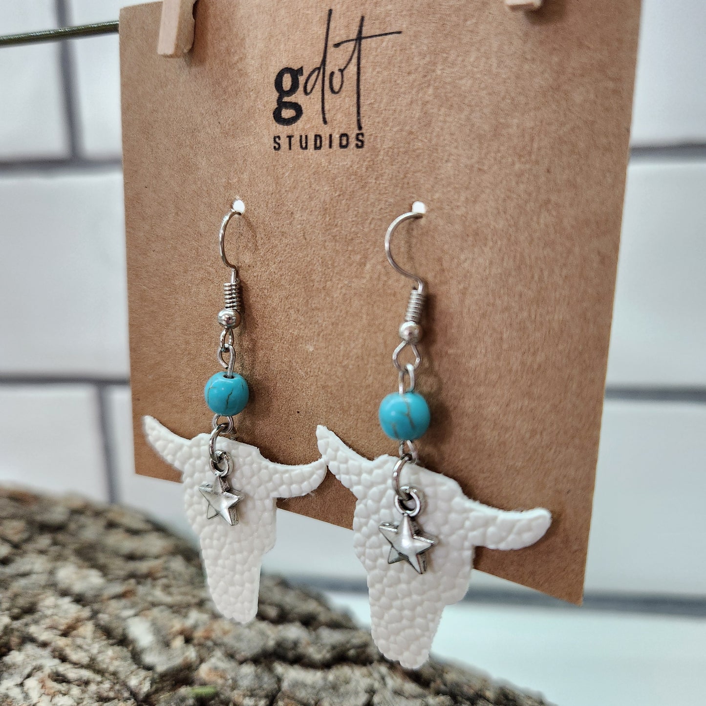 Western Longhorn Earrings