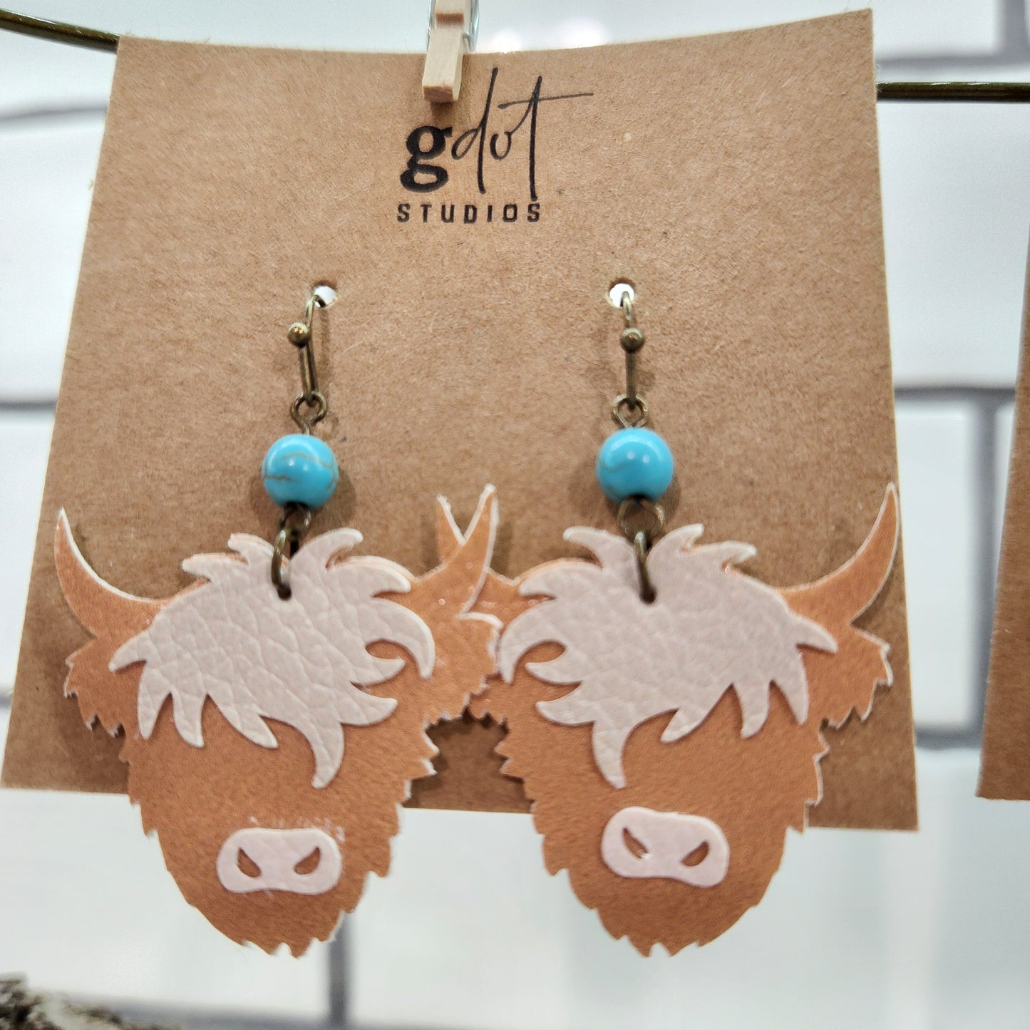 Highland Cow Earrings