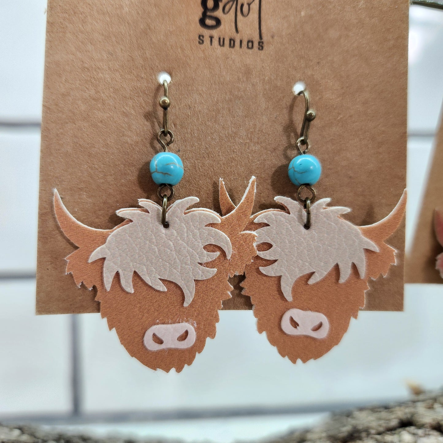 Highland Cow Earrings