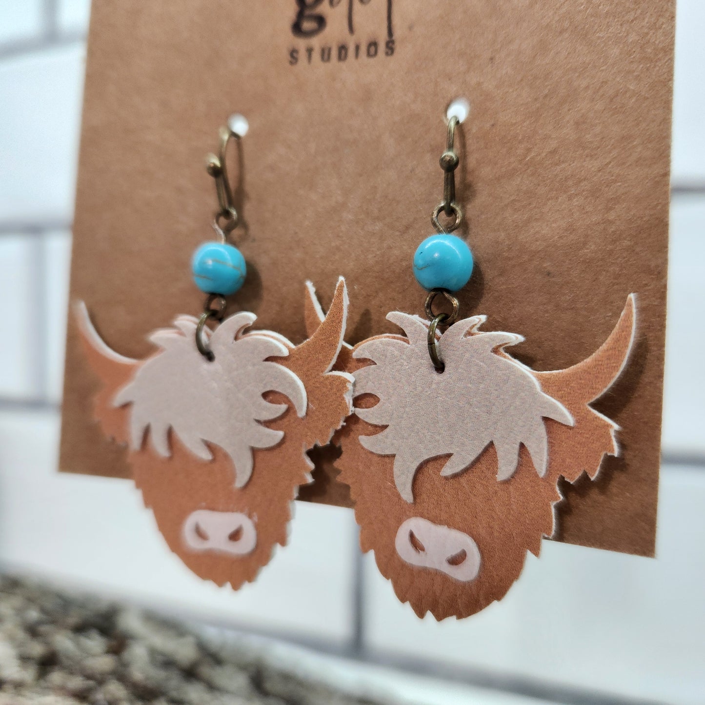 Highland Cow Earrings