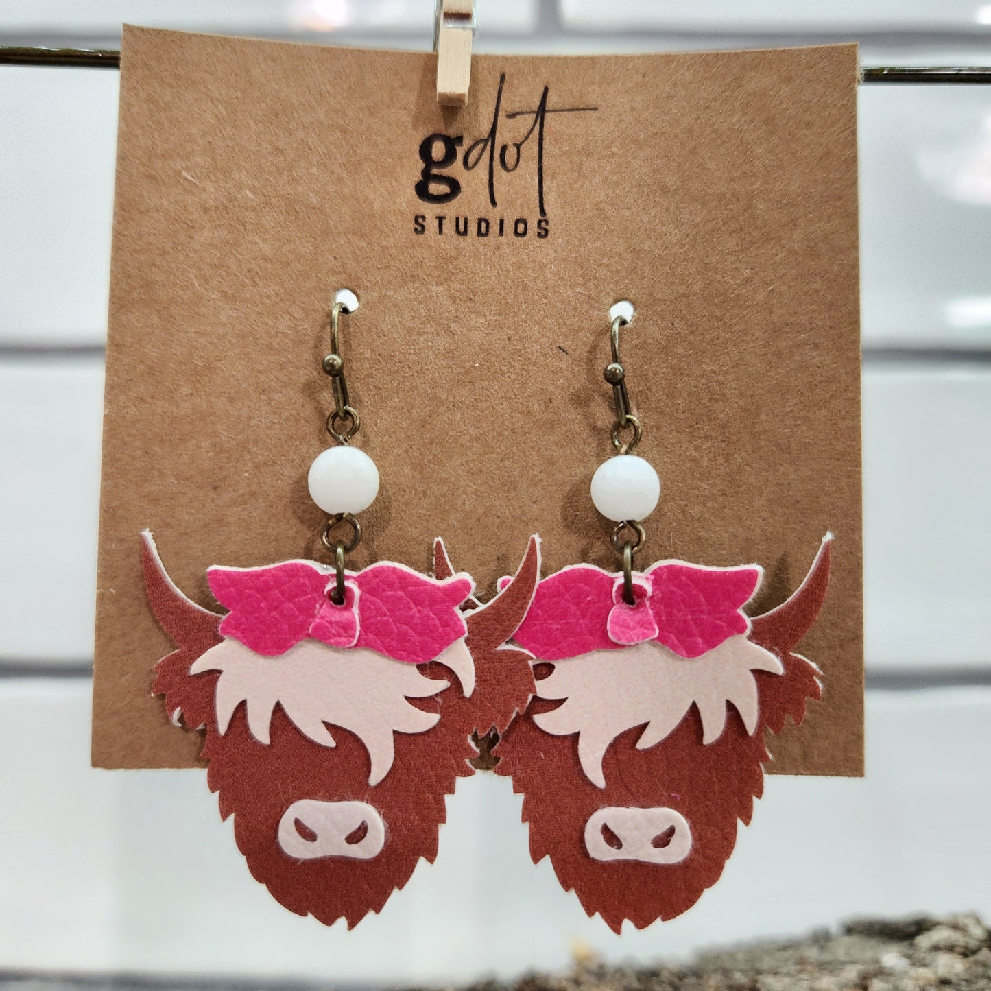 Highland Cow Earrings