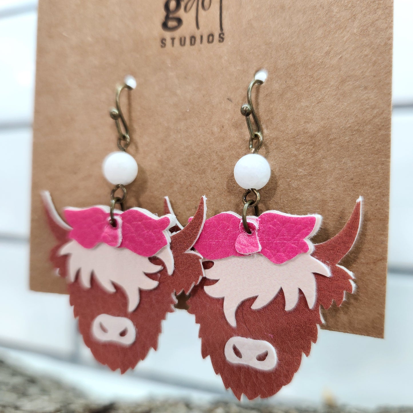 Highland Cow Earrings