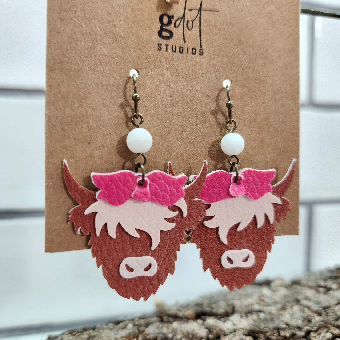 Highland Cow Earrings