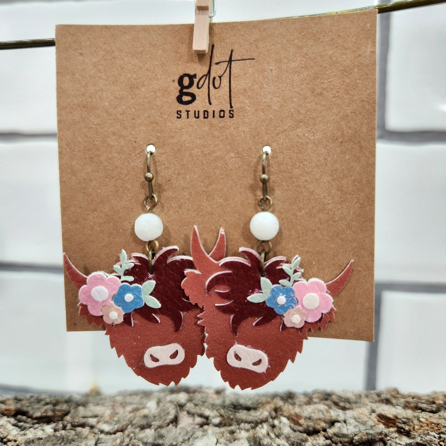 Highland Cow Earrings