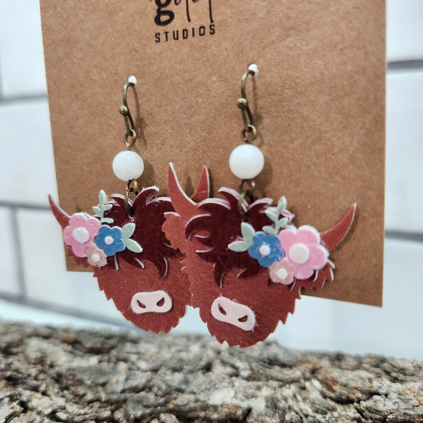 Highland Cow Earrings