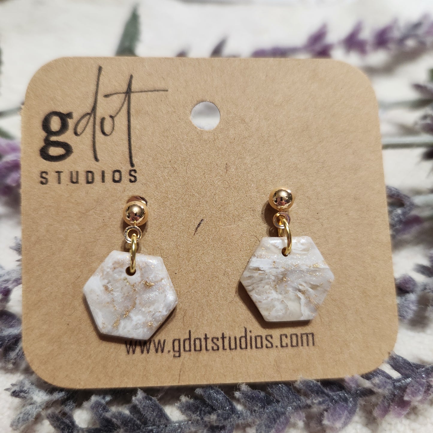 White & Gold Marble Earring Collection; Special Event Accessories; Elegant Jewelry; Sophisticated Earrings
