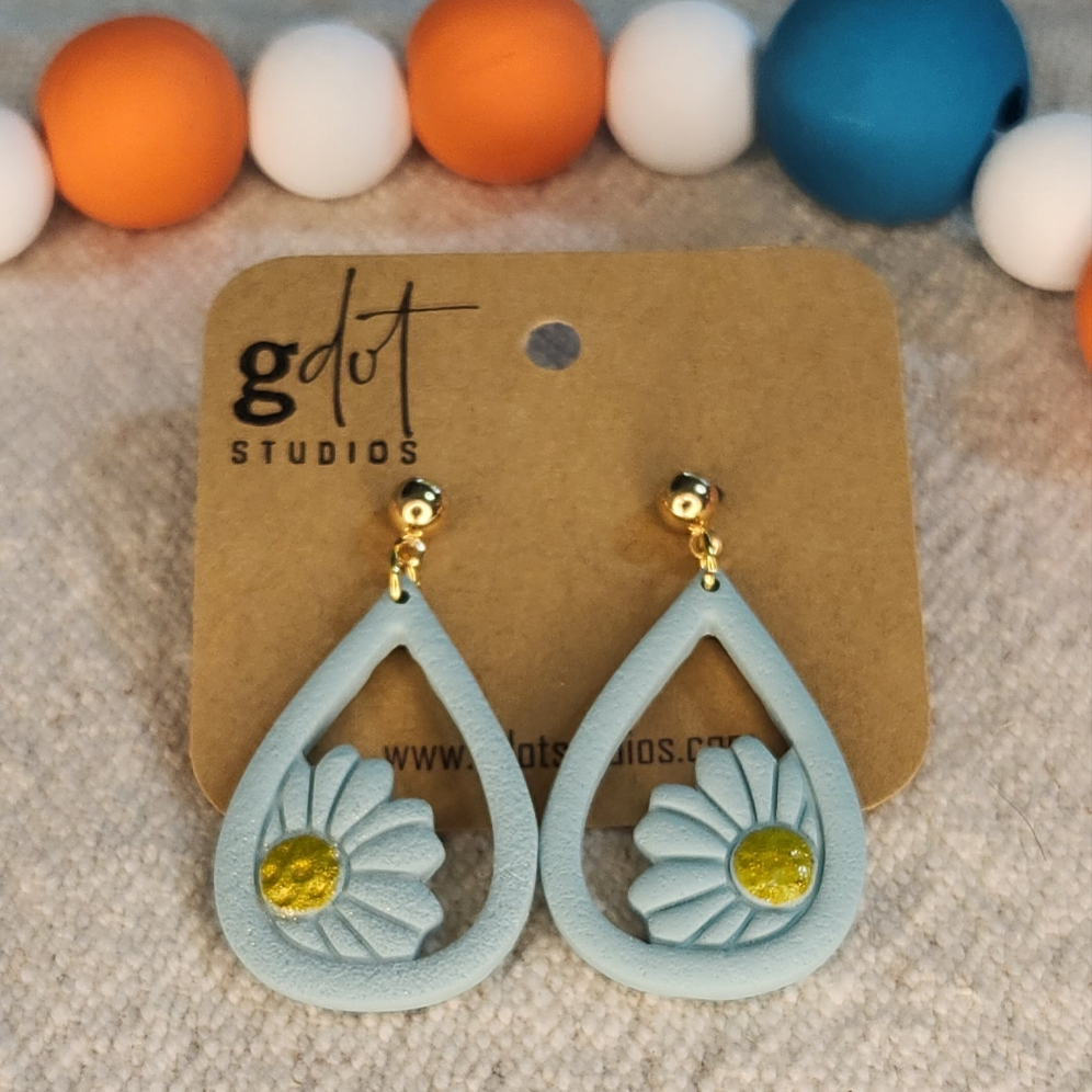 Tiffany Blue Polymer Clay Earring Collection