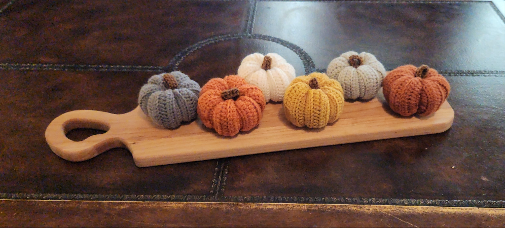 Crochet Pumpkin Garland