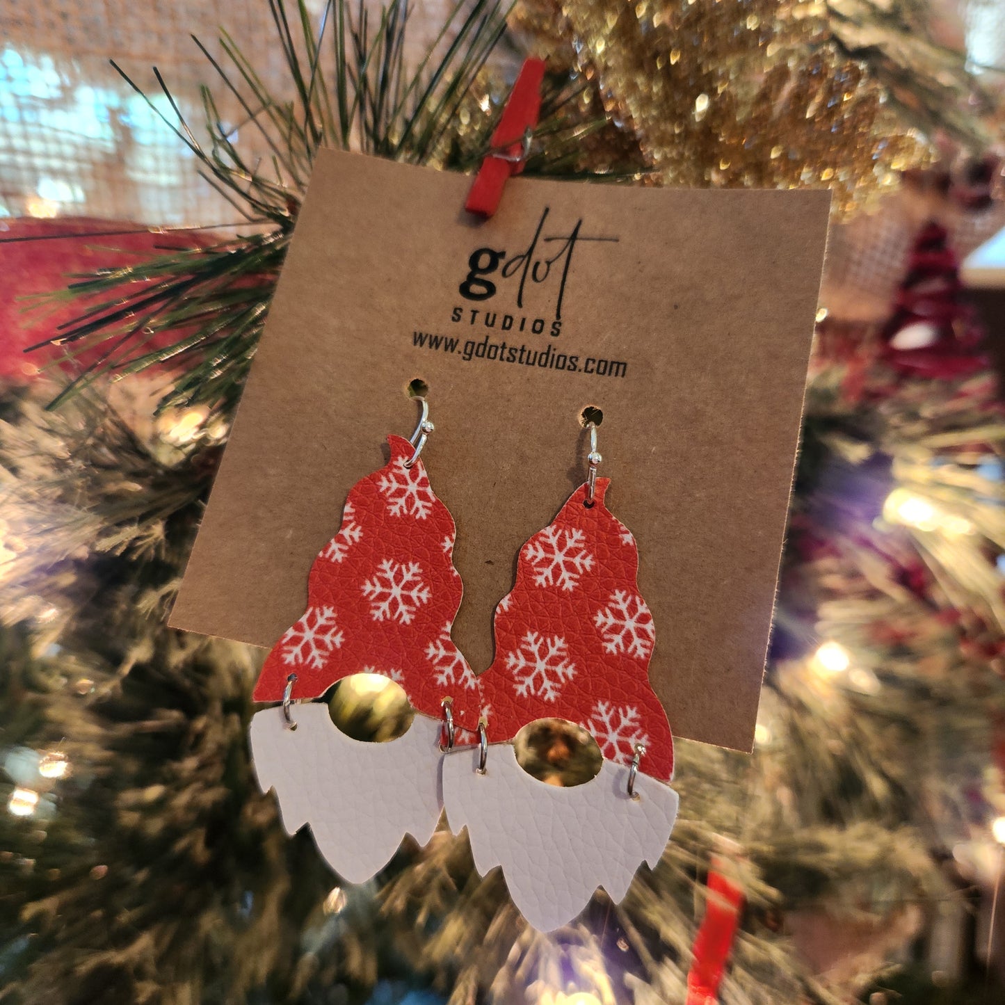 Christmas Gnome Earrings