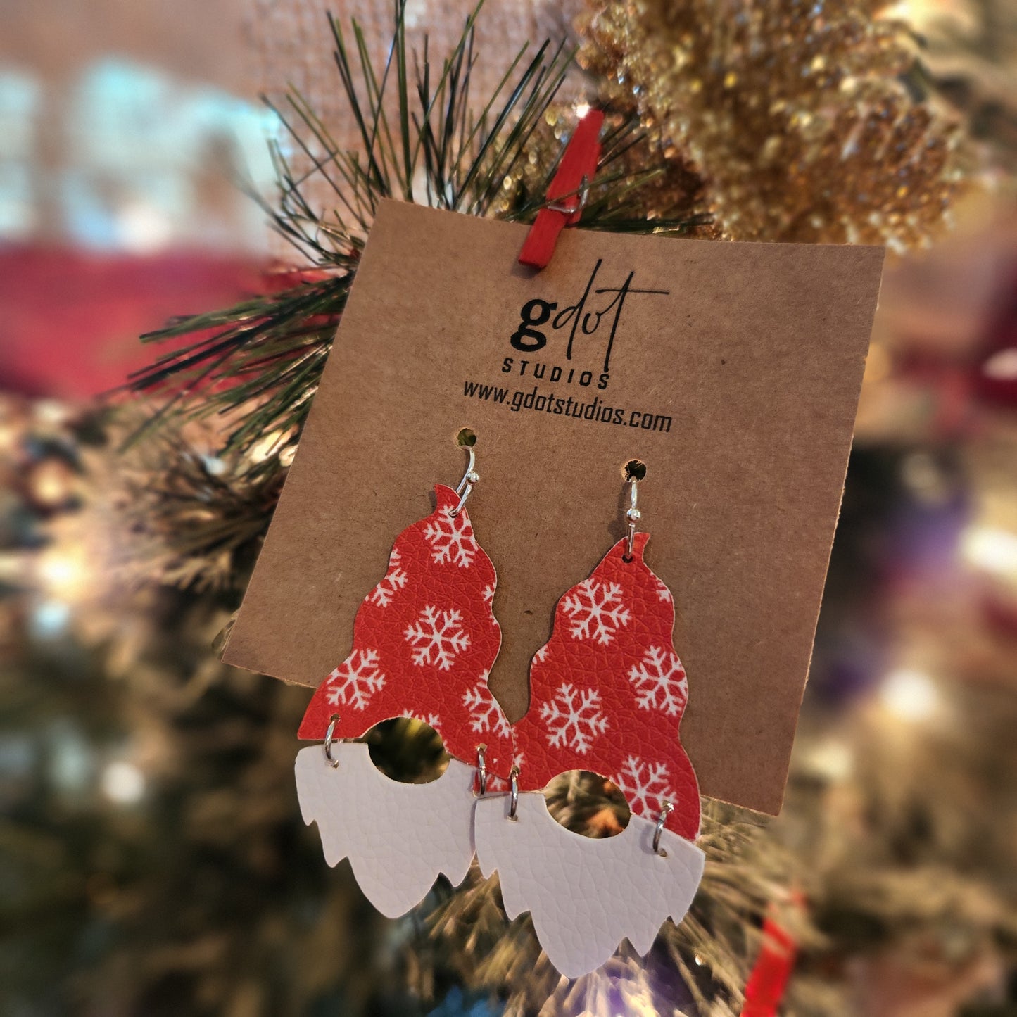 Christmas Gnome Earrings