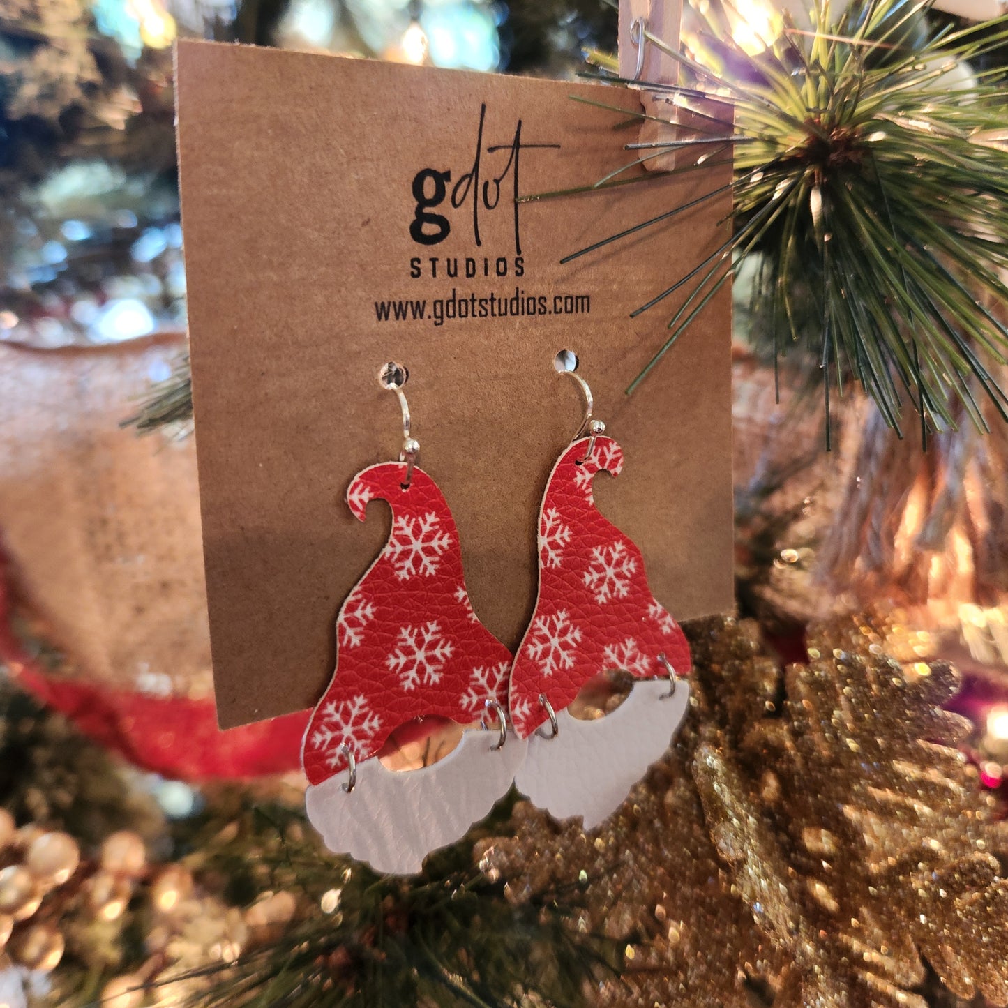 Christmas Gnome Earrings