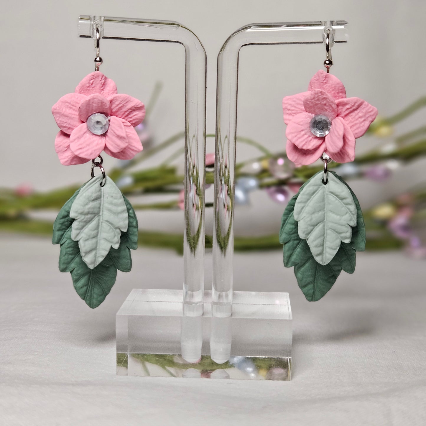 Spring Flower & Leaf Dangles