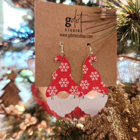 Christmas Gnome Earrings