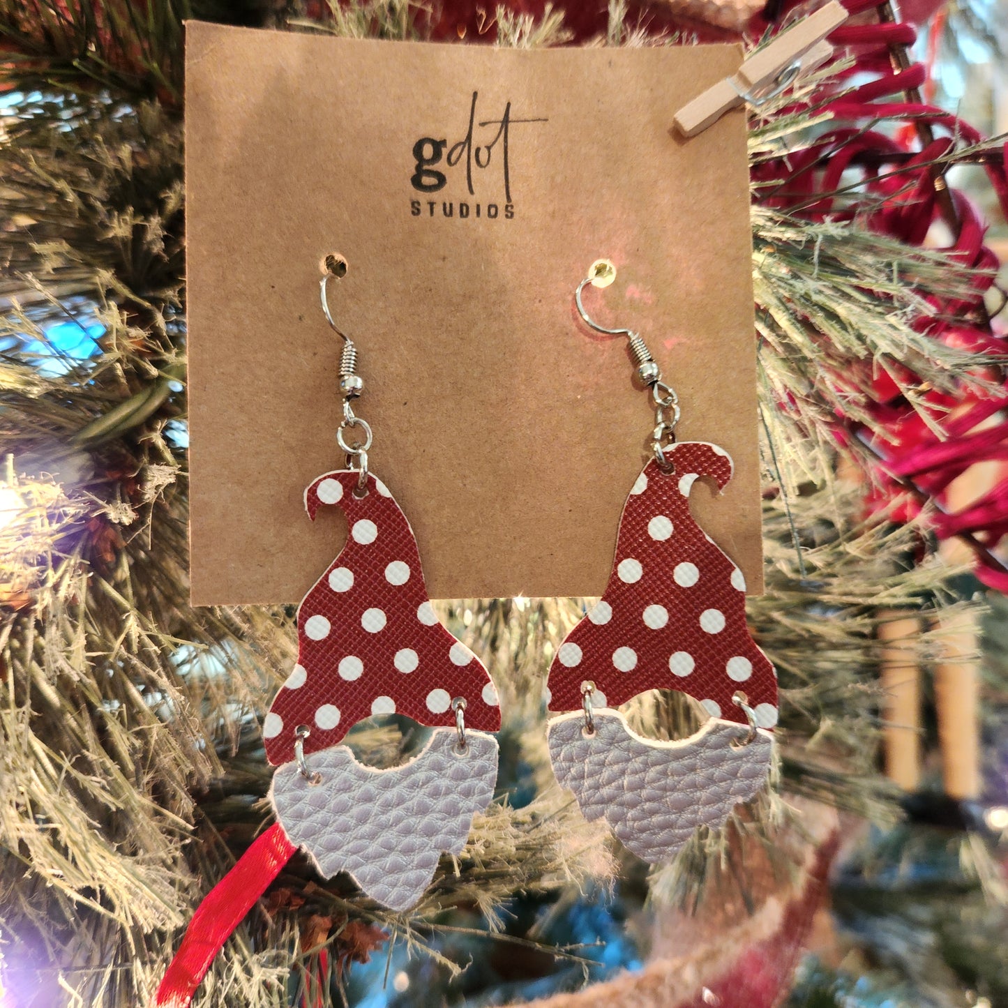 Christmas Gnome Earrings