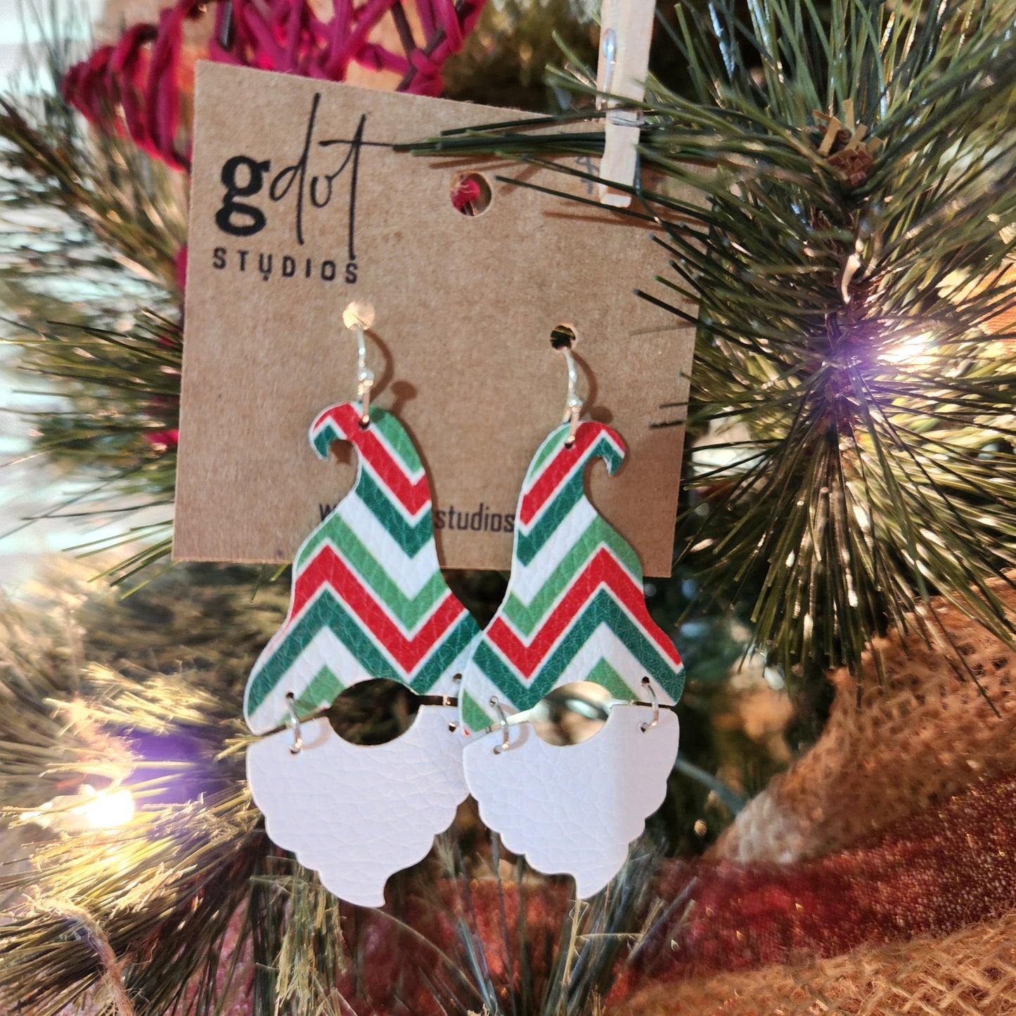 Christmas Gnome Earrings